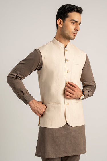 Fawn Waist Coat For Men - Prime Point Store