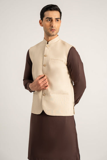 Fawn Waist Coat For Men - Prime Point Store