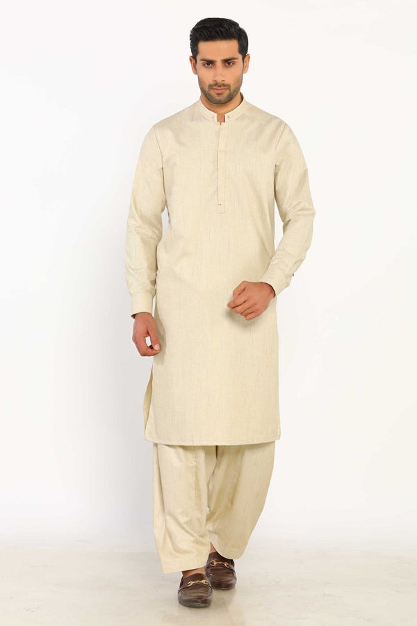 Fawn Wash & Wear Shalwar Kameez - Prime Point Store