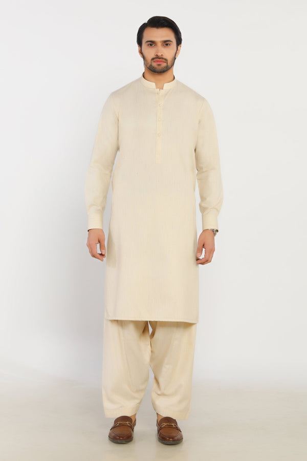 Fawn Wash & Wear Shalwar Kameez - Prime Point Store