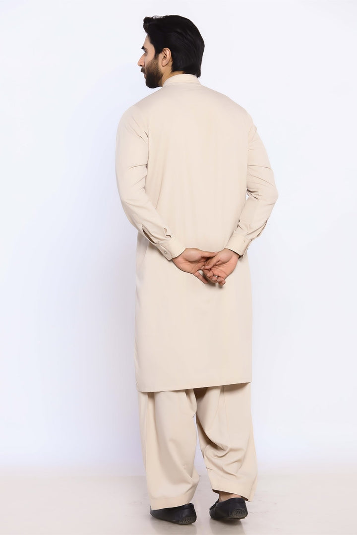 Fawn Wash & Wear Shalwar Kameez - Prime Point Store