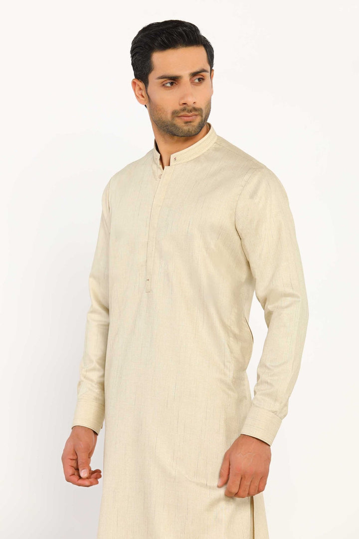 Fawn Wash & Wear Shalwar Kameez - Prime Point Store