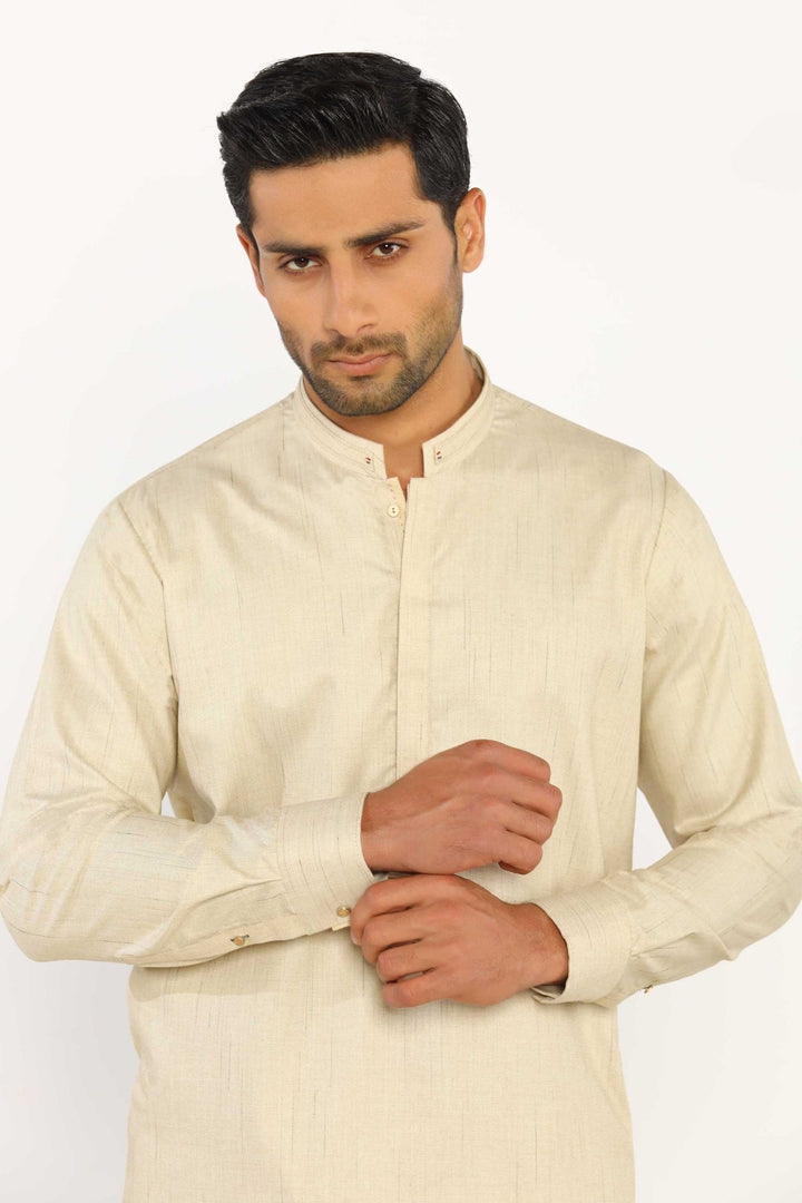 Fawn Wash & Wear Shalwar Kameez - Prime Point Store