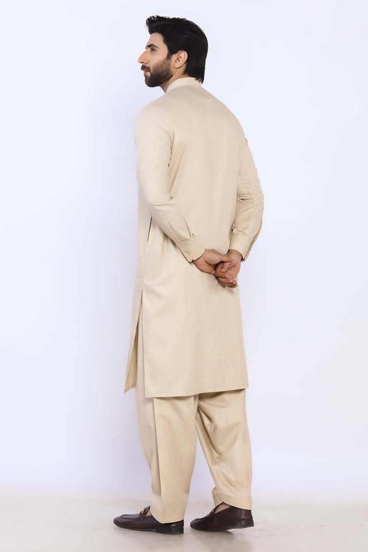 Fawn Wash & Wear Shalwar Kameez - Prime Point Store