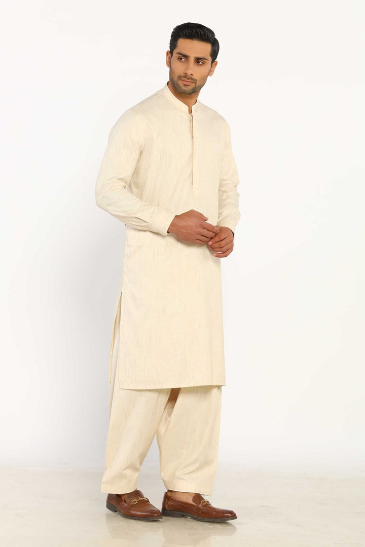 Fawn Wash & Wear Shalwar Kameez - Prime Point Store