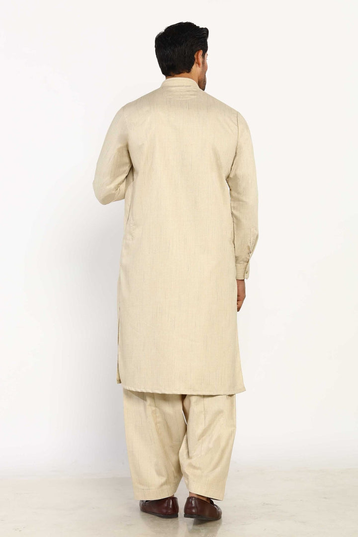 Fawn Wash & Wear Shalwar Kameez - Prime Point Store