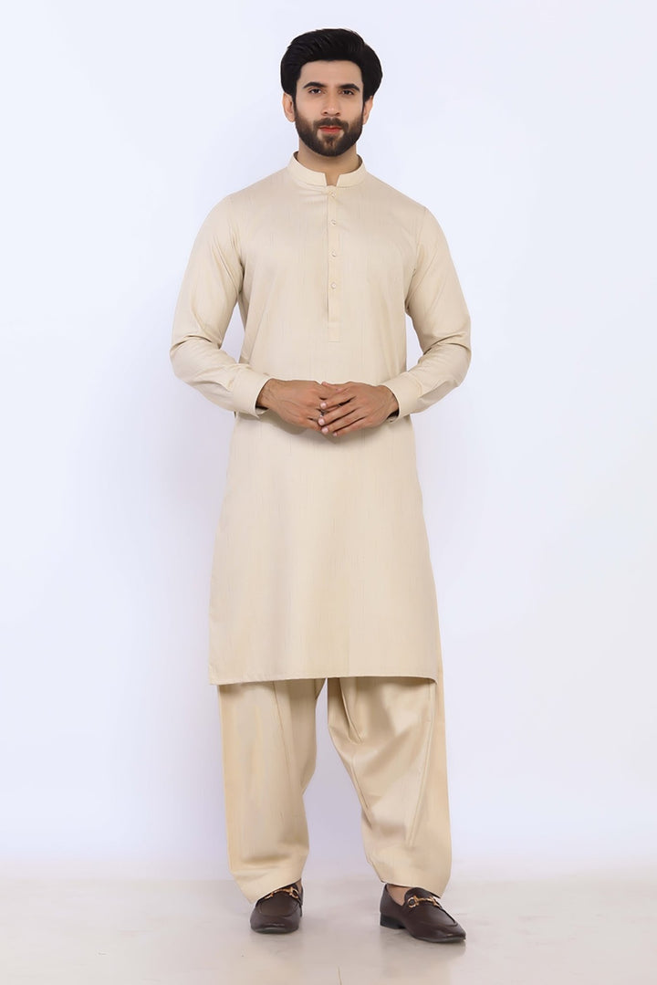 Fawn Wash & Wear Shalwar Kameez - Prime Point Store