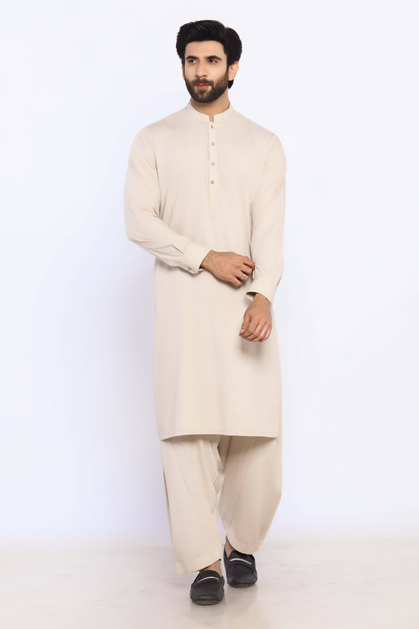 Fawn Wash & Wear Shalwar Kameez - Prime Point Store