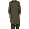Green Fashion Wash & Wear Shalwar Kameez For Men - Prime Point Store