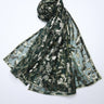 Green Raw Silk Stole - Prime Point Store