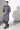 Grey Blended Casual Shalwar Kameez For Men - Prime Point Store