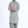 Grey Cotton Casual Shalwar Kameez For Men - Prime Point Store