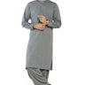 Grey Fashion Wash & Wear Shalwar Kameez For Men - Prime Point Store