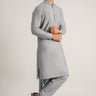 Grey Wash & Wear Shalwar Kameez For Men - Prime Point Store