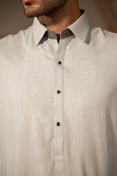 Grey Wash & Wear Shalwar Kameez - Prime Point Store