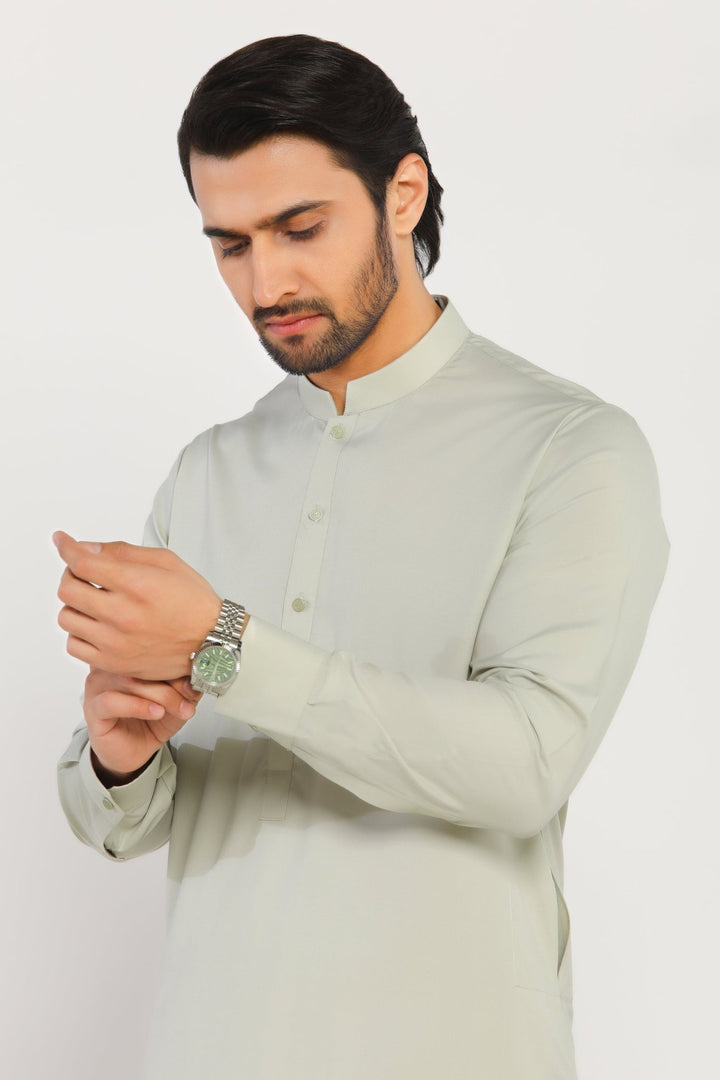 Ivory Wash & Wear Shalwar Kameez - Prime Point Store