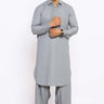 L/Grey Wash & Wear Shalwar Kameez - Prime Point Store