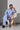 Light Blue Blended Casual Shalwar Kameez For Men - Prime Point Store
