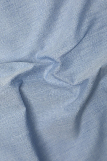 Light Blue Cotton Mix Unstitched Suit For Men - Prime Point Store