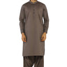 Light Brown Cotton Shalwar Kameez For Men - Prime Point Store