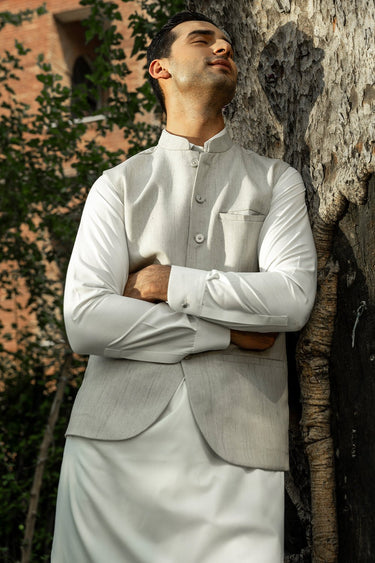 Light Fawn Waist Coat For Men - Prime Point Store