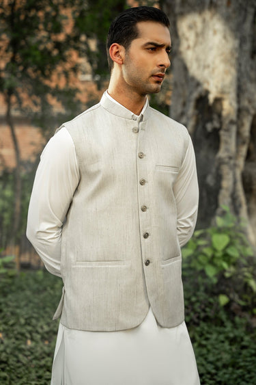 Light Fawn Waist Coat For Men - Prime Point Store