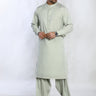 Light Green Blended Casual Shalwar Kameez For Men - Prime Point Store