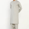 Light Grey Wash & Wear Shalwar Kameez - Prime Point Store