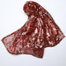 Maroon Raw Silk Stole - Prime Point Store