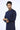 Navy Blue Blended Casual Shalwar Kameez For Men - Prime Point Store