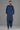 Navy Blue Blended Casual Shalwar Kameez For Men - Prime Point Store