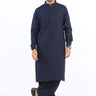 Navy Blue Wash & Wear Shalwar Kameez - Prime Point Store