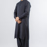 Navy Blue Wool Casual Shalwar Kameez For Men - Prime Point Store