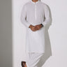 Off White Blended Casual Shalwar Kameez For Men - Prime Point Store