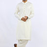 Off White Cotton Mix Shalwar Kameez - Prime Point Store
