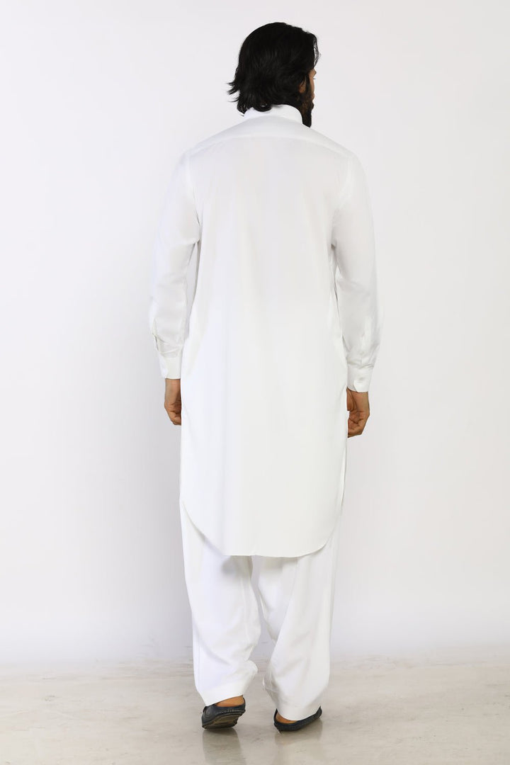 Off White Men Wash & Wear Shalwar Kameez - Prime Point Store