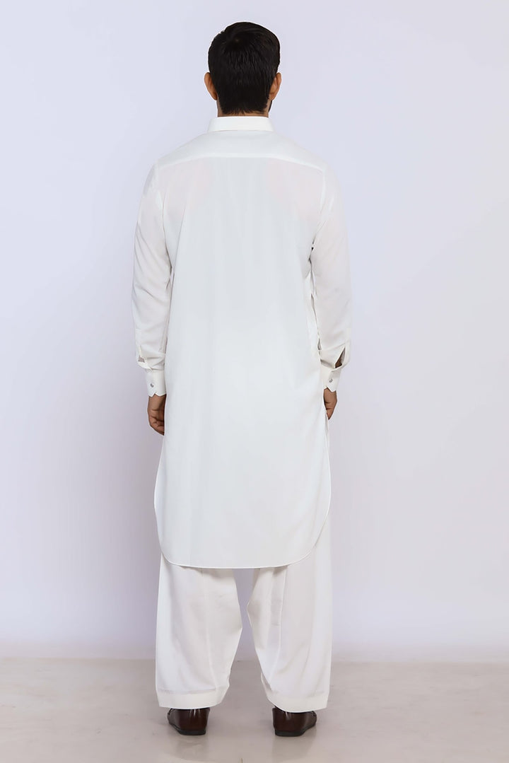 Off White Wash & Wear Shalwar Kameez - Prime Point Store