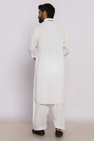 Off White Wash & Wear Shalwar Kameez - Prime Point Store