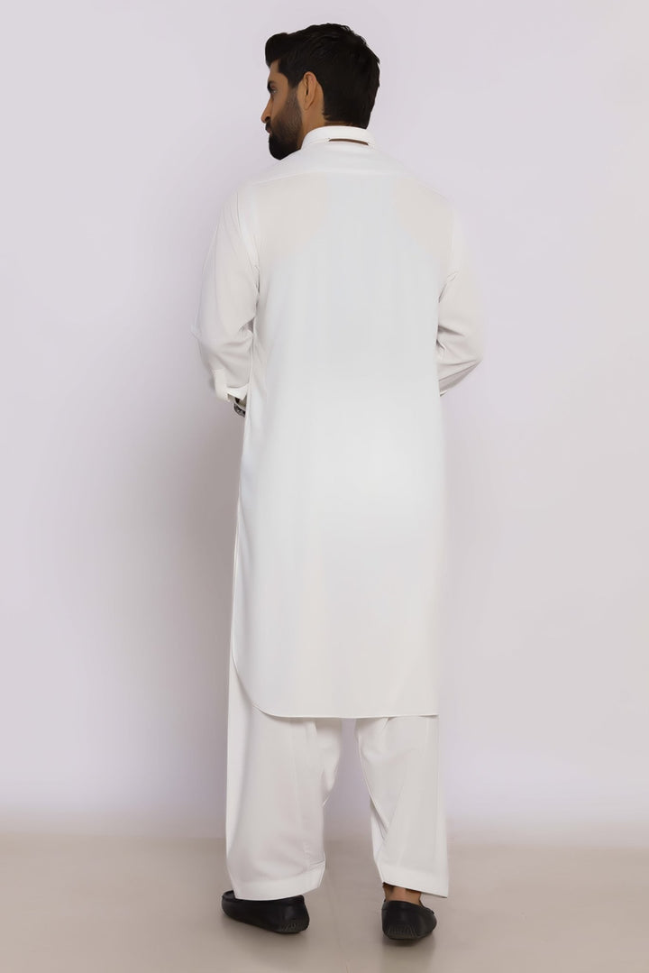 Off White Wash & Wear Shalwar Kameez - Prime Point Store