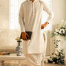 Off White Wash & Wear Shalwar Kameez - Prime Point Store
