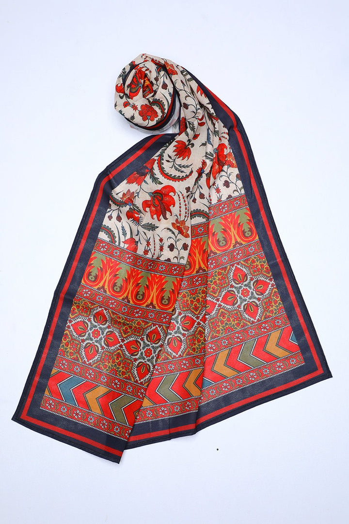 Silk Printed Stole - Prime Point Store