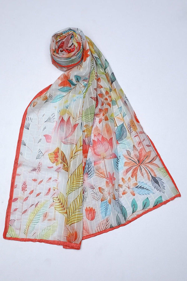 Silk Printed Stole - Prime Point Store