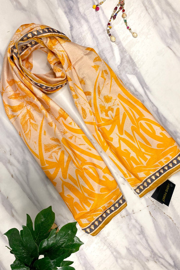 Silk Printed Stole - Prime Point Store