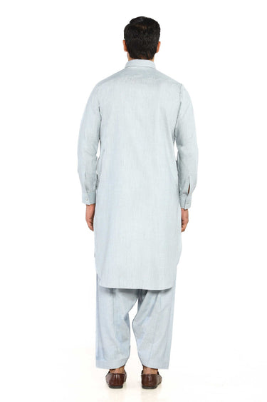 Sky Blue Wash & Wear Shalwar Kameez - Prime Point Store