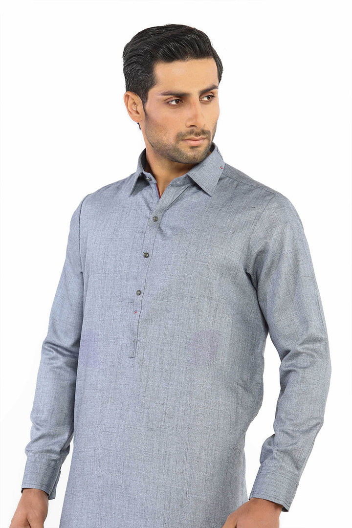 Sky Blue Wash & Wear Shalwar Kameez - Prime Point Store