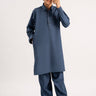 Teal Blue Cotton Shalwar Kameez - Prime Point Store