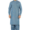 Teal Blue Wash & Wear Shalwar Kameez - Prime Point Store