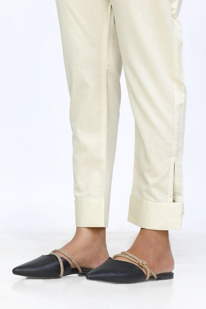 Beige Cambric Dyed Trouser - Prime Point Store