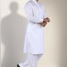 White Blended Casual Shalwar Kameez For Men - Prime Point Store