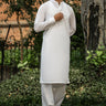 White Cotton Shalwar Kameez For Men - Prime Point Store